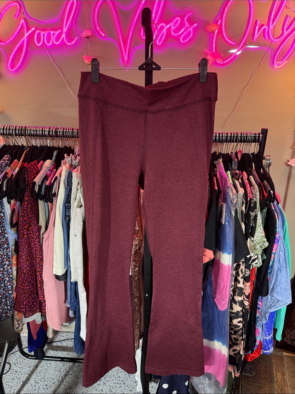 lululemon athletica High-Rise Flare Leggings in Wine